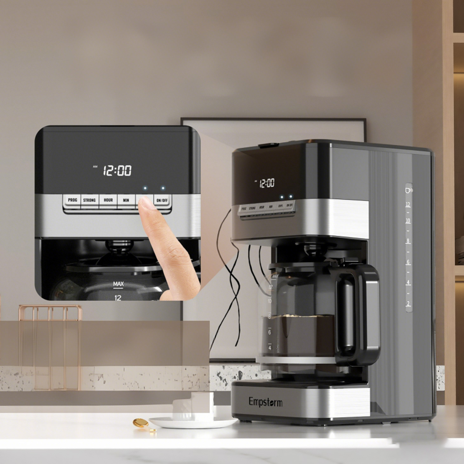 drip coffee maker with Versatile Brewing Capacity drip coffee maker with Versatile Brewing Capacity