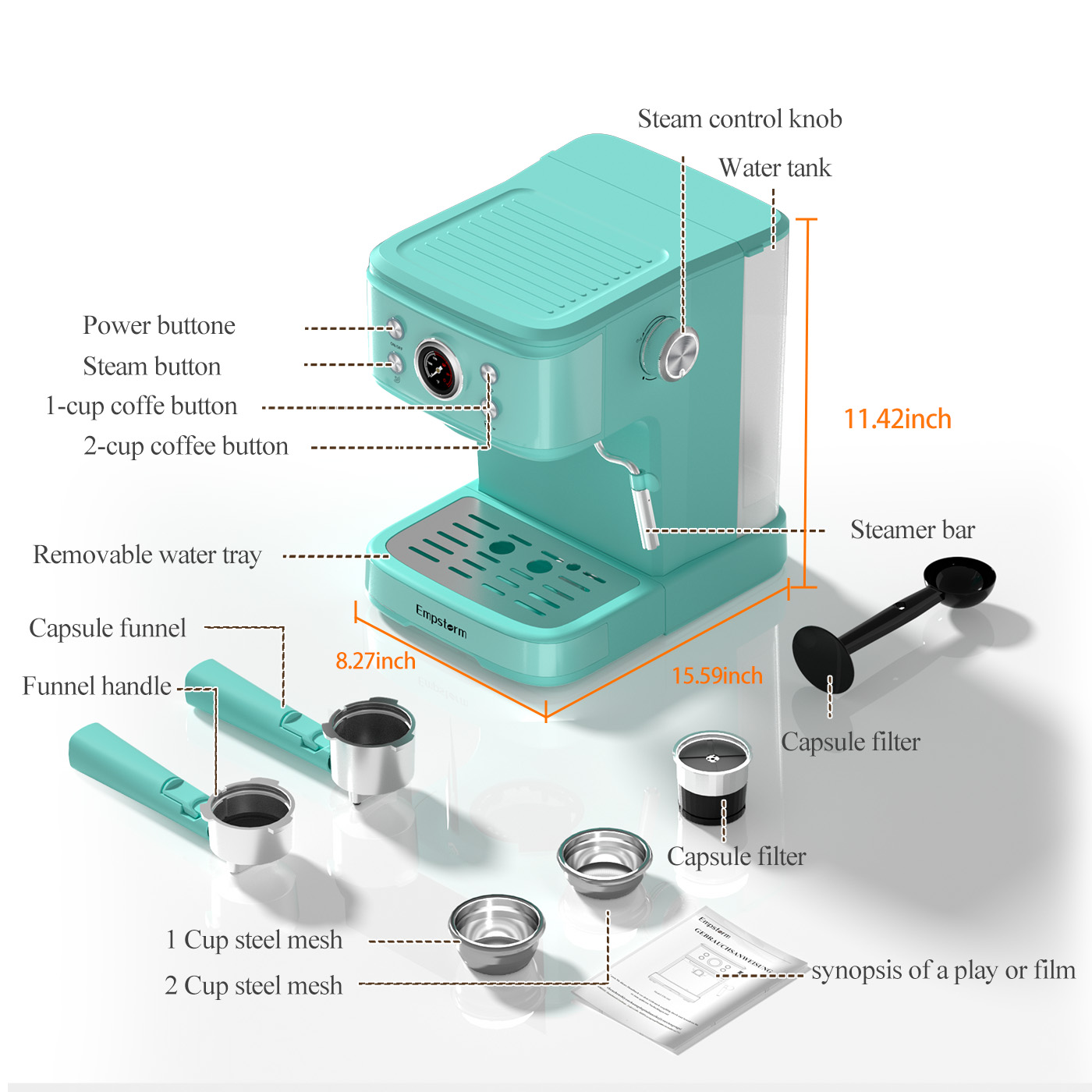 single cup coffee maker reusable filter