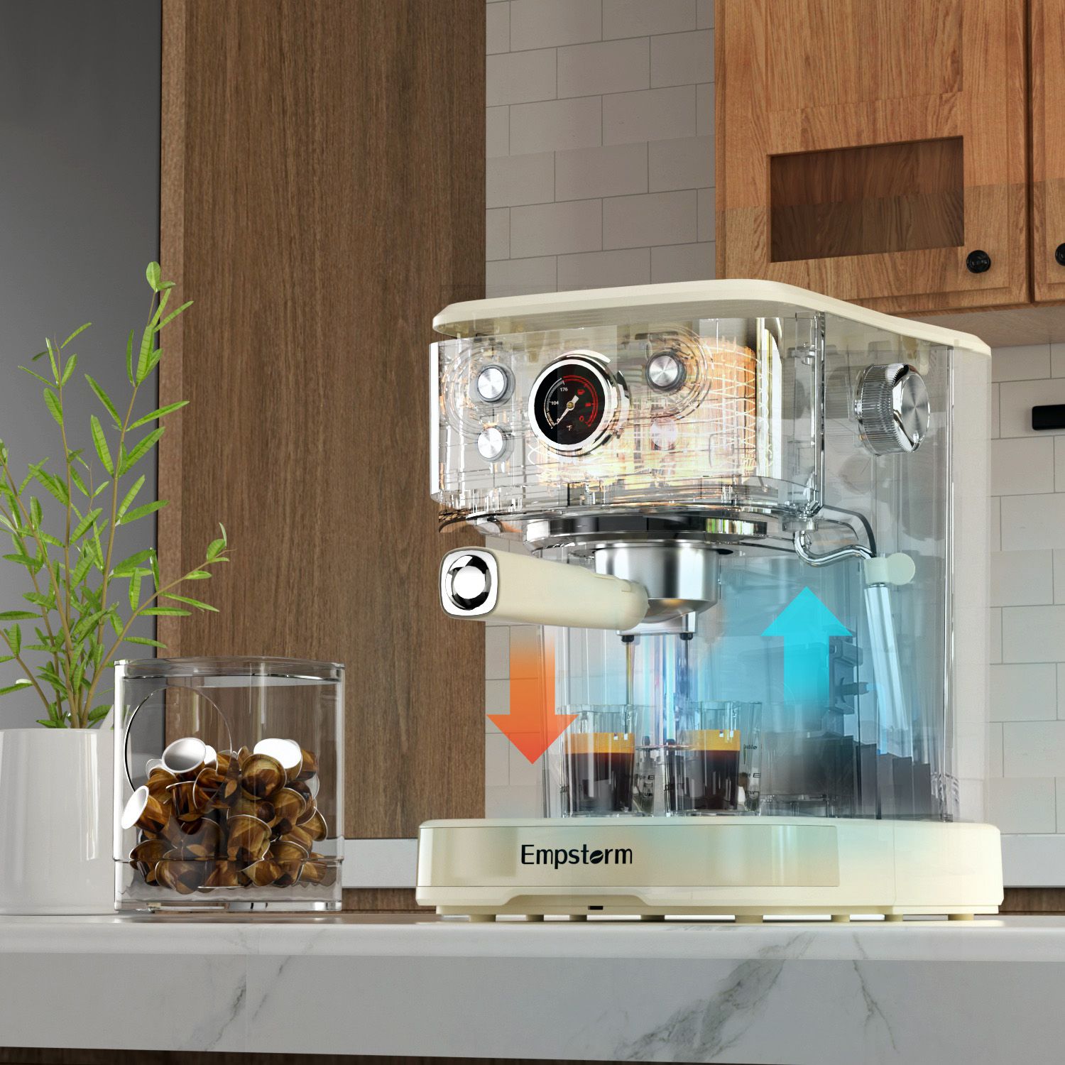 espresso machine with 20-Bar Professional Pump espresso machine with 20-Bar Professional Pump